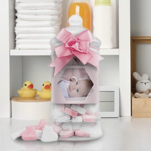 Baby Pink: Chuches de Corazón en Biberón