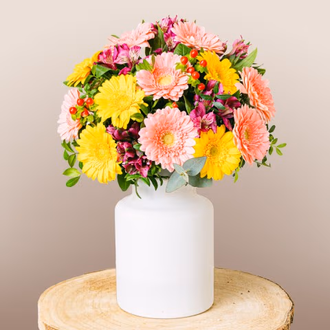 Full of Life: Gerberas y Alstroemerias