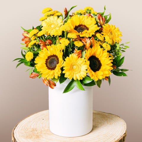 Seminyak: Girasoles y Crisantemos