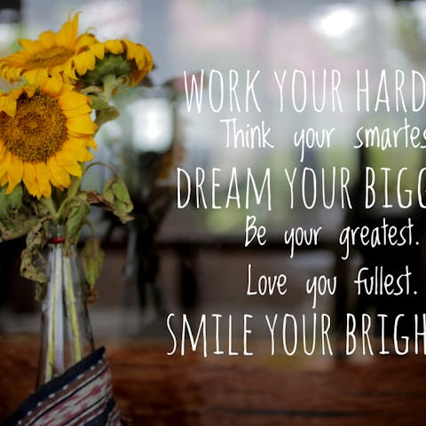 Add Motivational and Inspirational Words to Your Flower Bouquet - Flora Queen