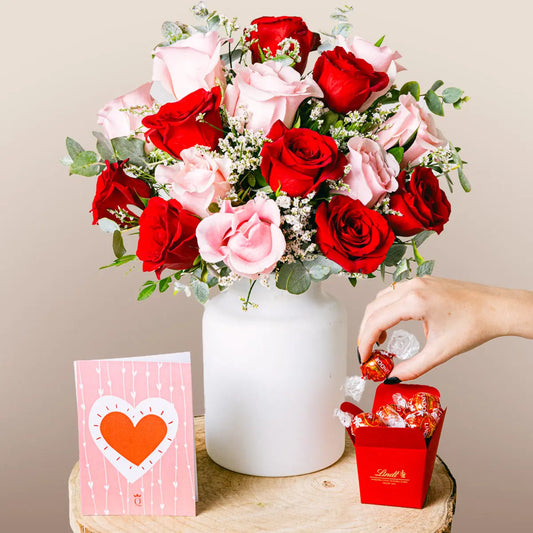 Sweet Love - Red and Pink Roses Flora Queen Flora Queen